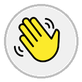 waving hand