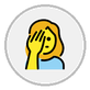 woman facepalming
