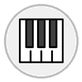 musical keyboard