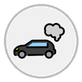 exhaust gases car