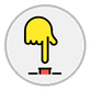 finger pushing button