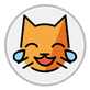 cat with tears of joy