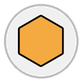 orange hexagon