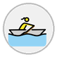 woman rowing boat