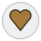 brown heart