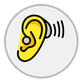 ear with hearing aid