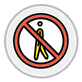no pedestrians