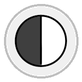 circle with left half black