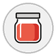 jar with red content