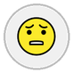 anguished face
