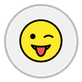 winking face with tongue