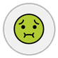 nauseated face