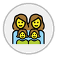 family: woman, woman, girl, girl