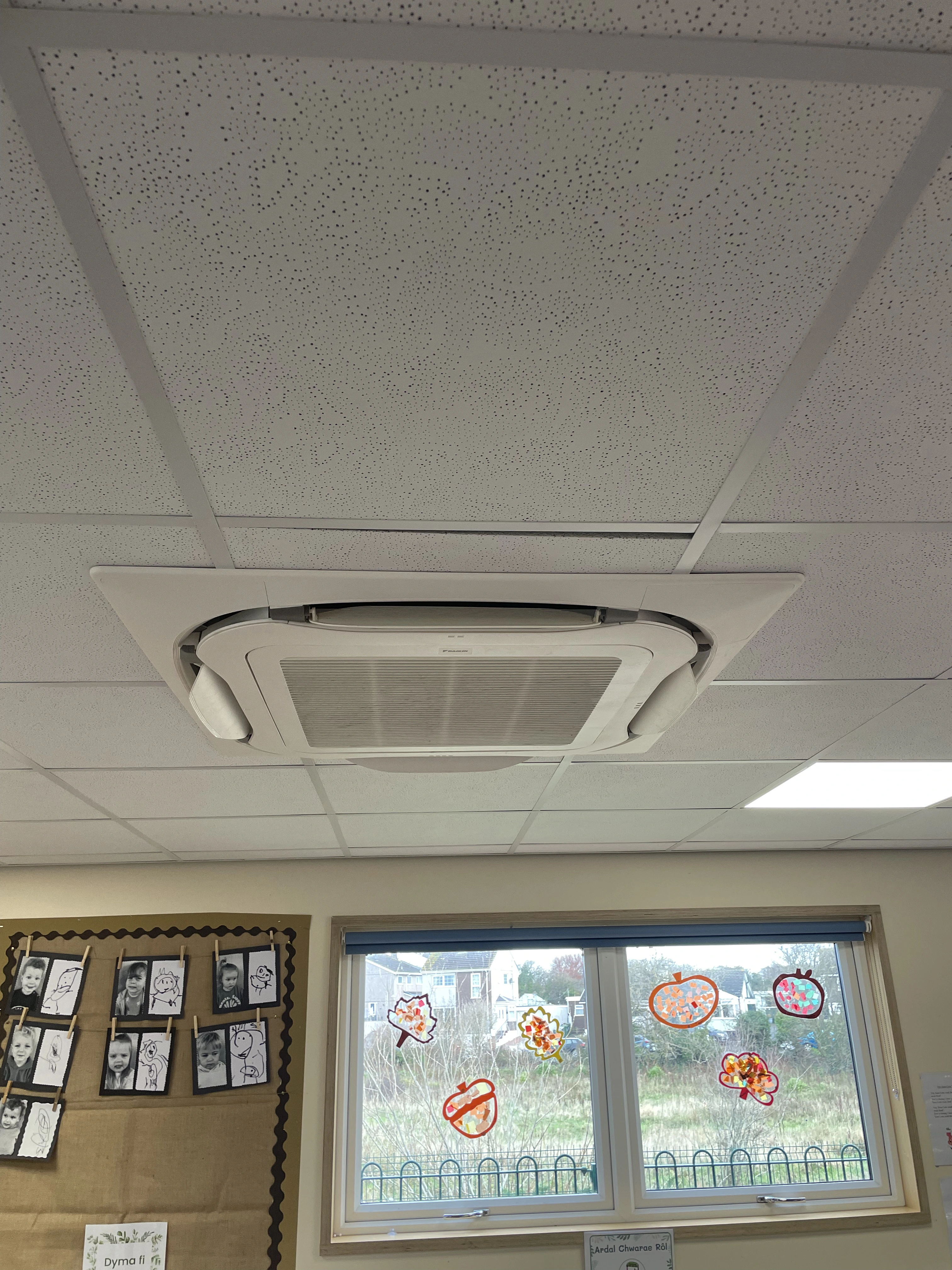 Ceiling Air Con in New Pre-School Area
