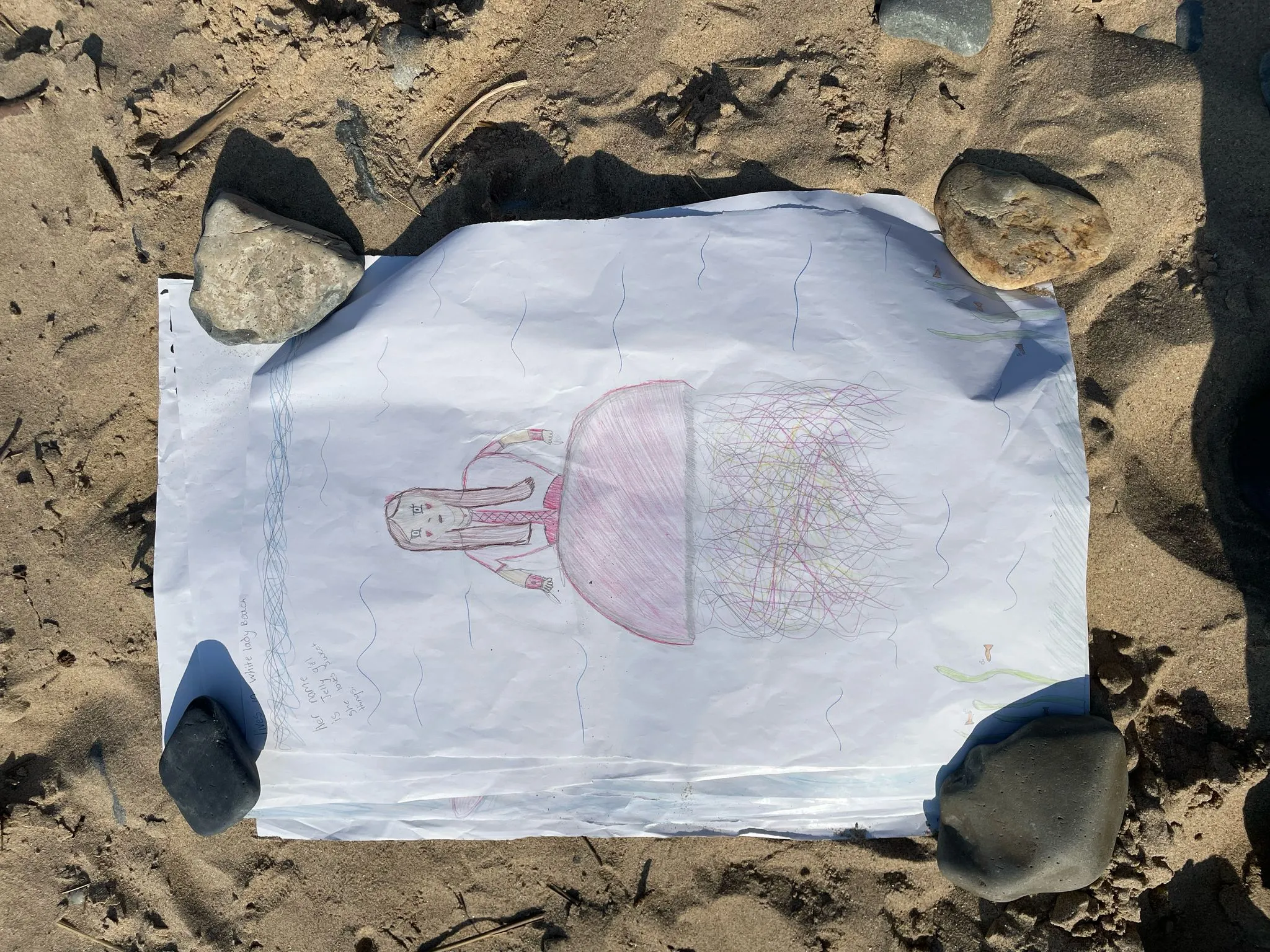 Jelly girl lives in White Lady Beach