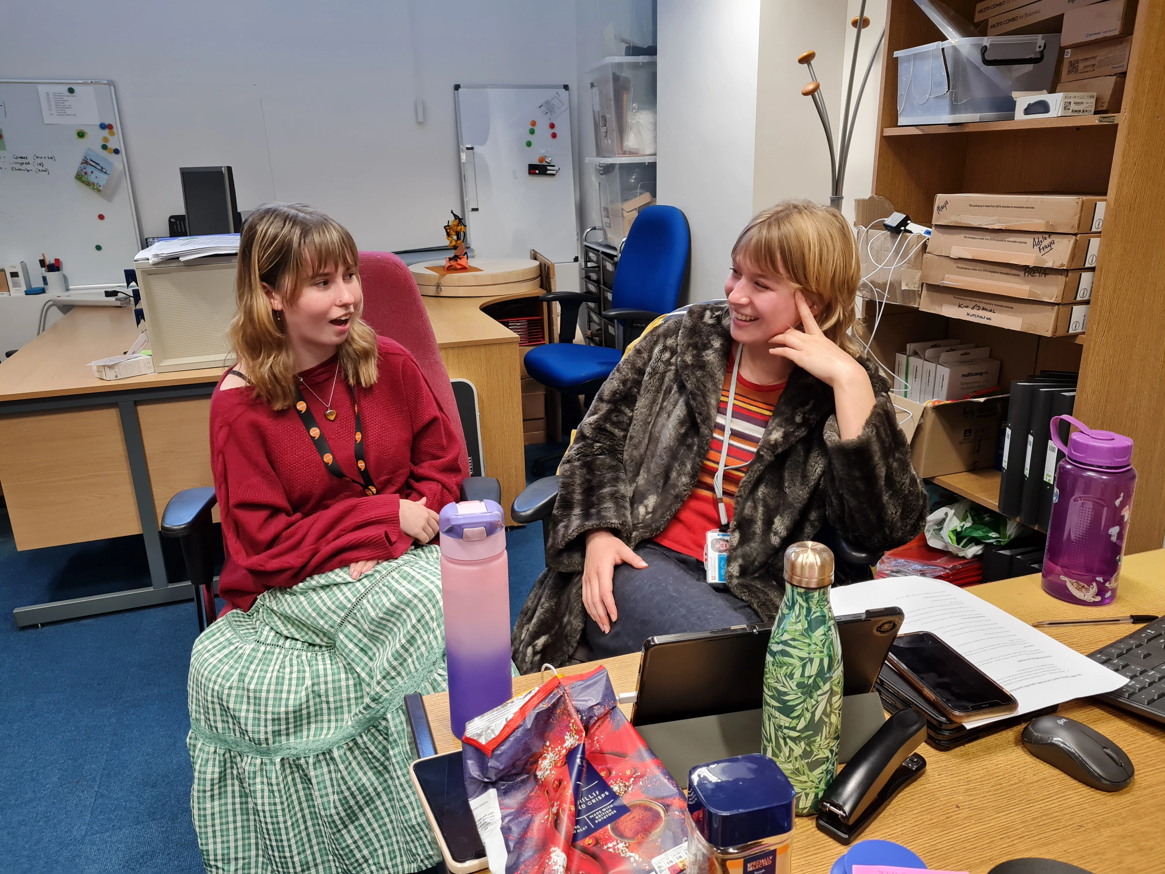 Maya and Aaliyah discussion